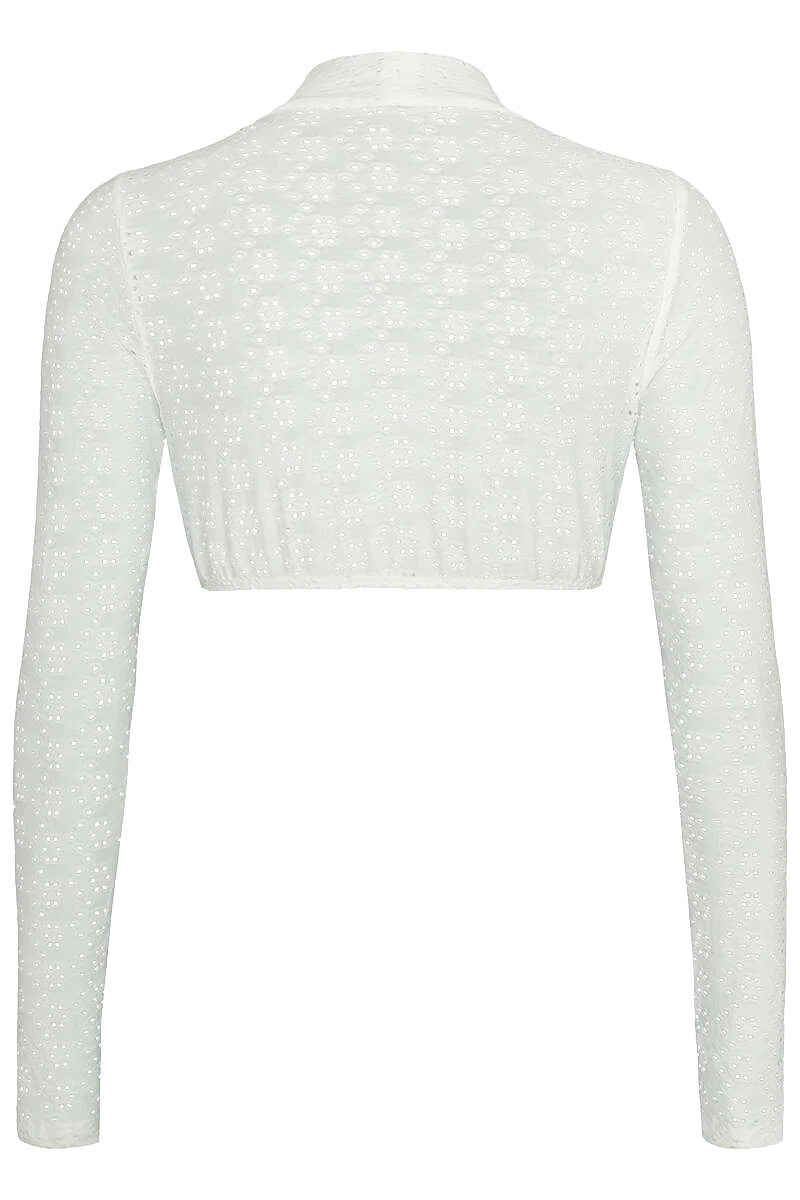 Dirndlbluse mit langen Ärmeln