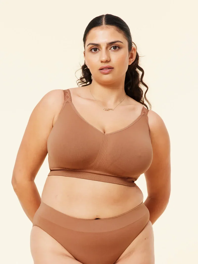 Sugar Candy – Nahtloser, bügelloser Basic-BH aus Ton