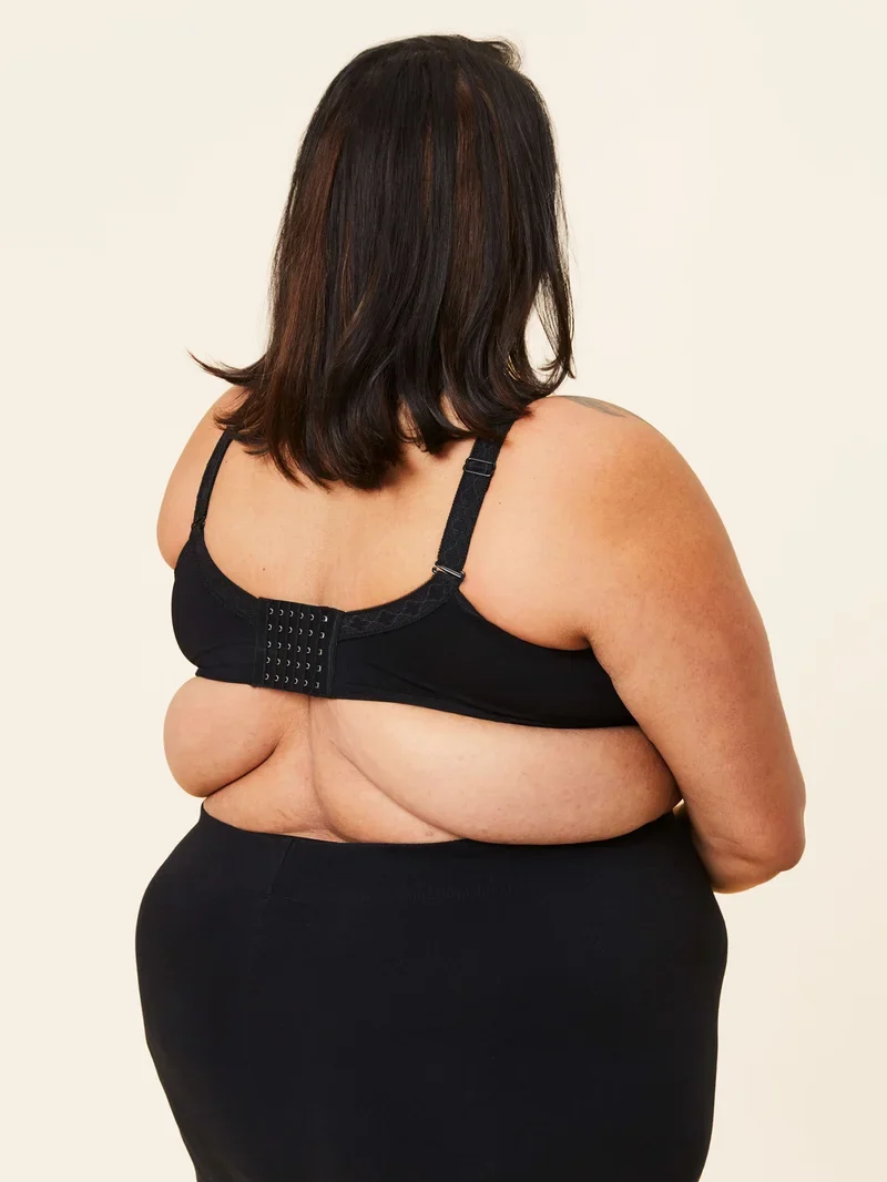 Sugar Candy – Nahtloser, bügelloser Basic-BH, Schwarz