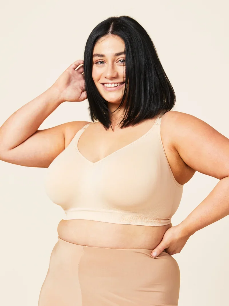 Sugar Candy – Nahtloser, bügelloser Basic-BH, Beige