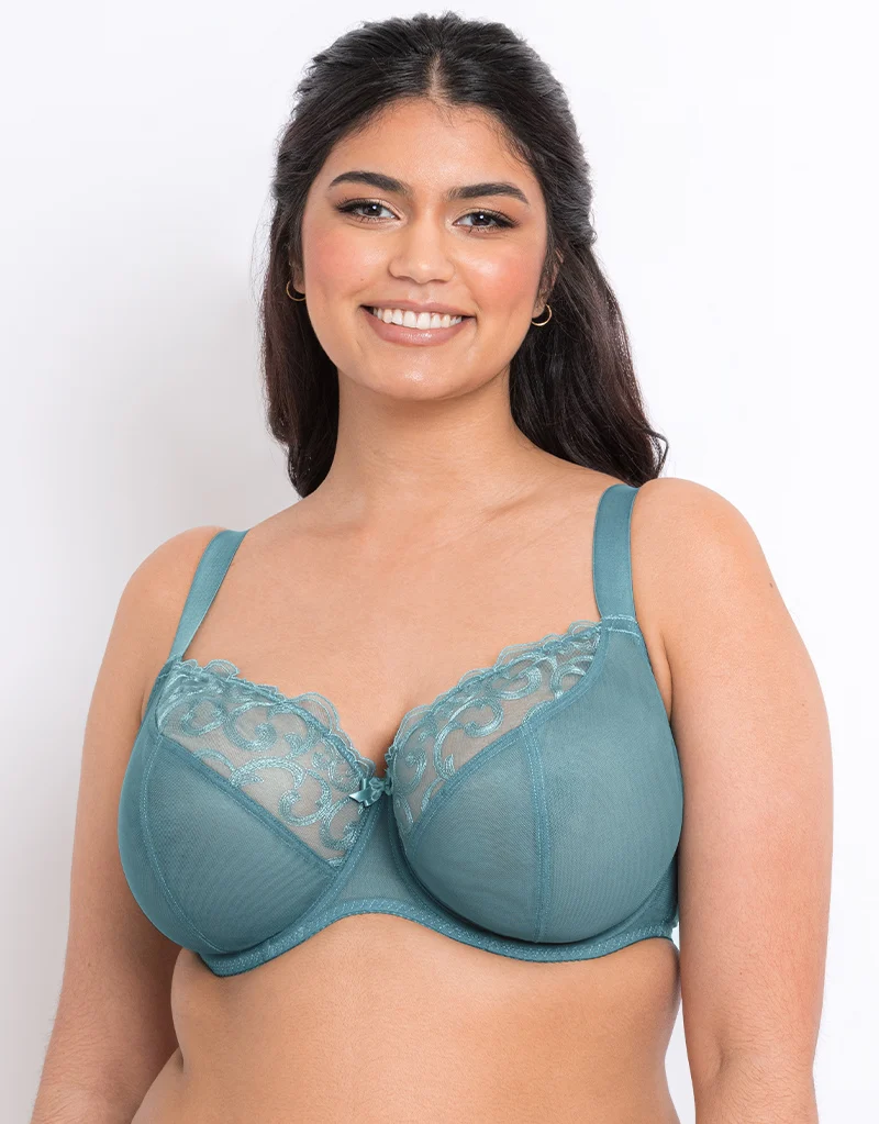 Flirtelle Alice Balcony Bra Mineral Blue