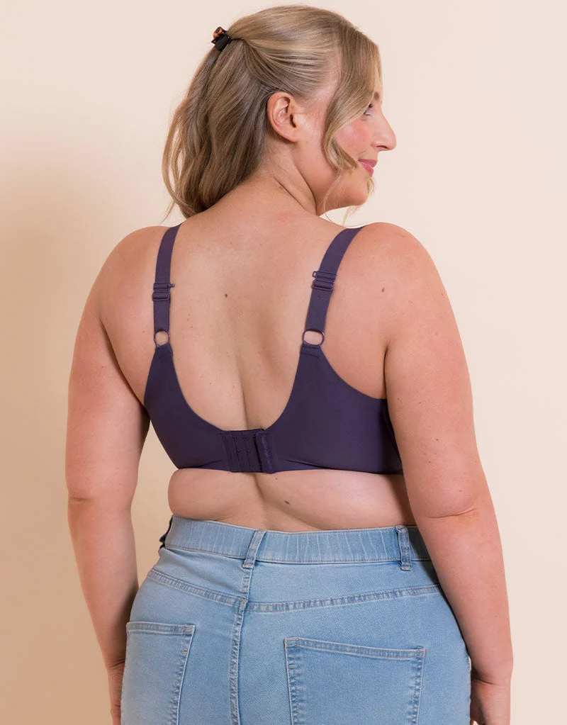 Curvy Kate Smoothie Spacer Moulded T-Shirt Plunge Bra Deep Purple