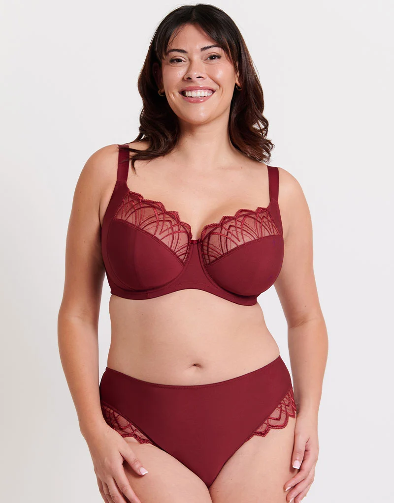 Flirtelle Emilie Deco Classic Brief Oxblood
