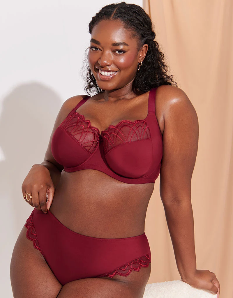 Flirtelle Emilie Deco Classic Brief Oxblood