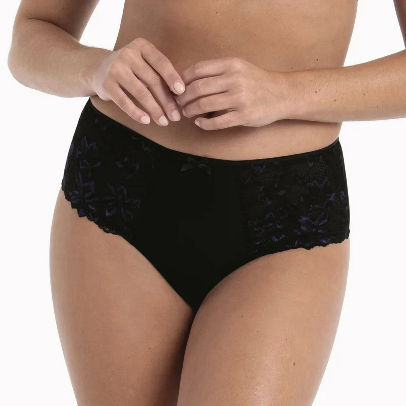 Rosa Faia - Suzette High Waist Briefs Plus Schwarz