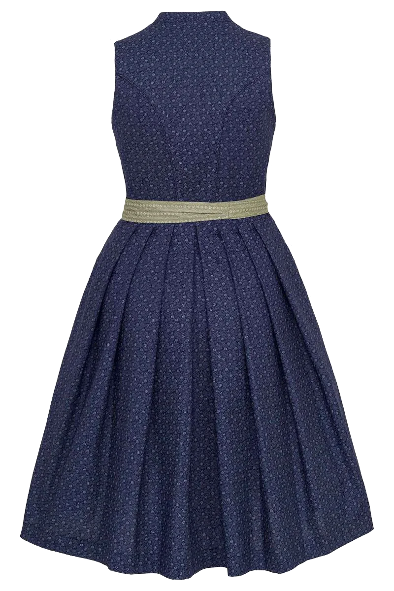 Midi-Waschdirndl hochgeschlossen