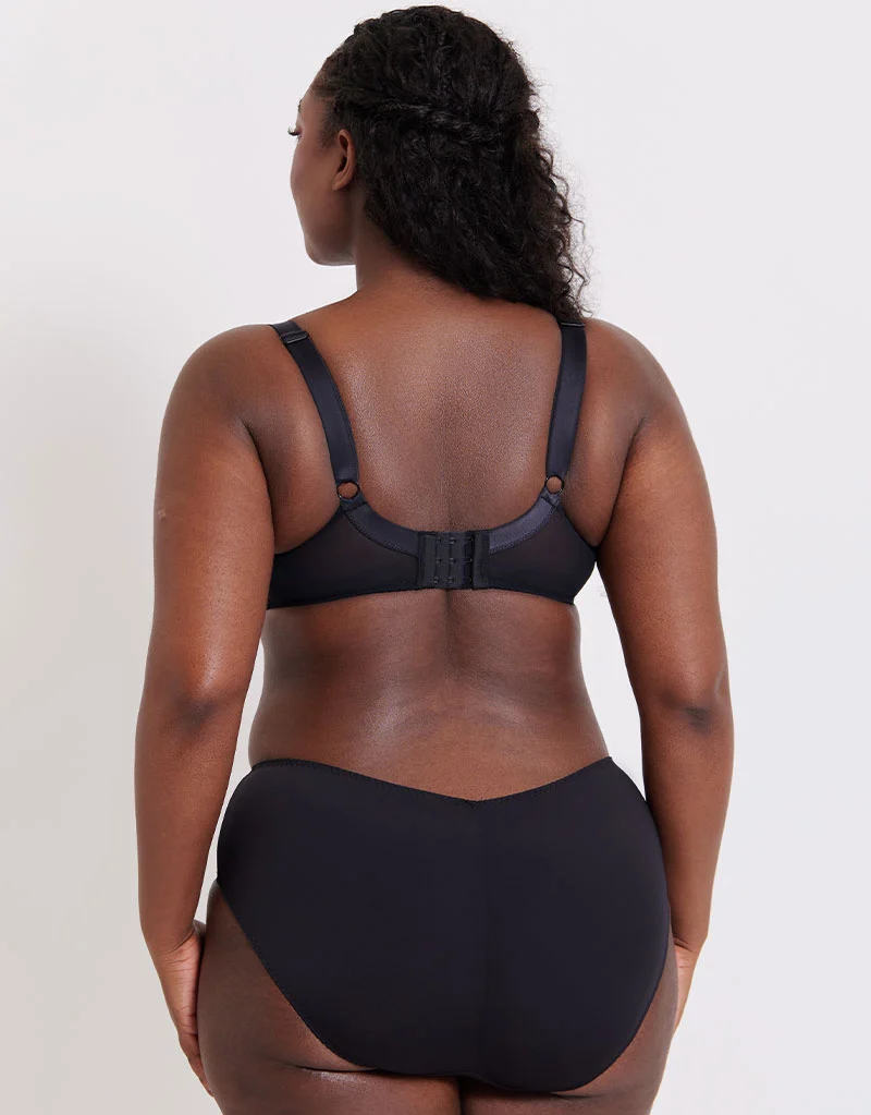 Flirtelle Swirl Brief Black/Blush
