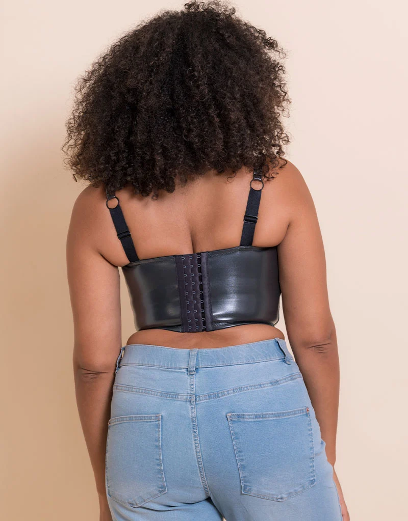 Curvy Kate Hype Longline Corset Bra GunMetal