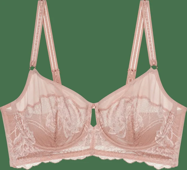 Triumph Wild Peony Florale Bügel-BH, Minimizer pink pearl