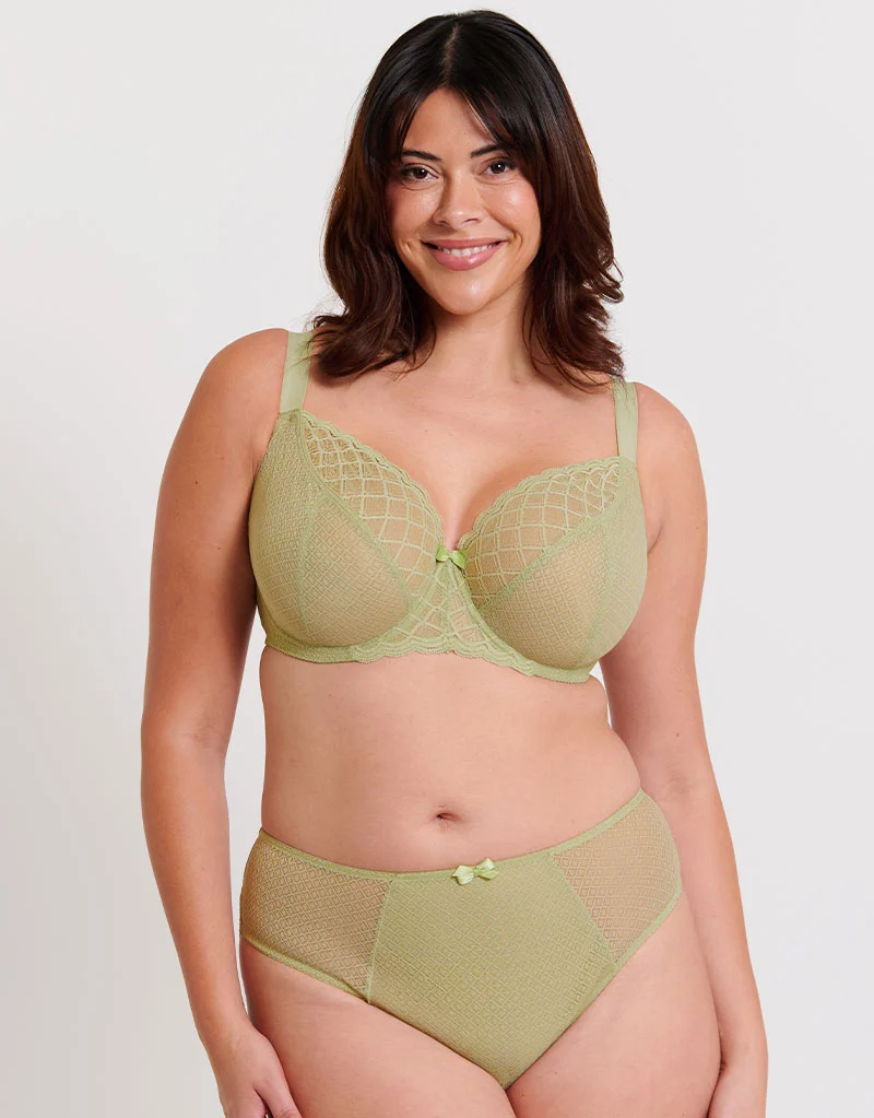 Flirtelle Viola Geo Brazilian Brief Soft Sage