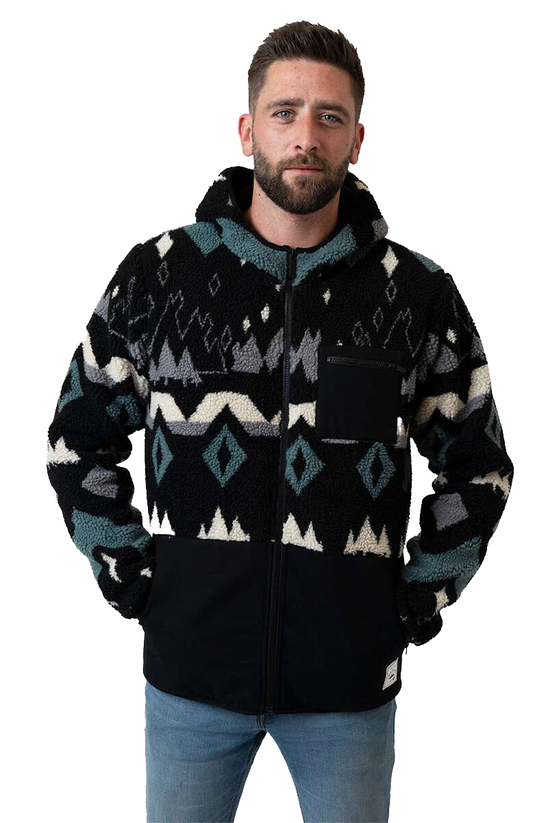 Fleece-Jacke 'Winterwald' unisex