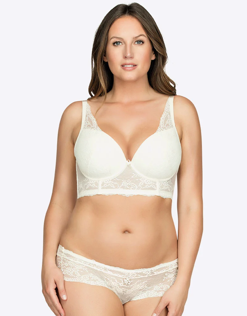 Parfait Sandrine Plunge Longline Bra Ivory