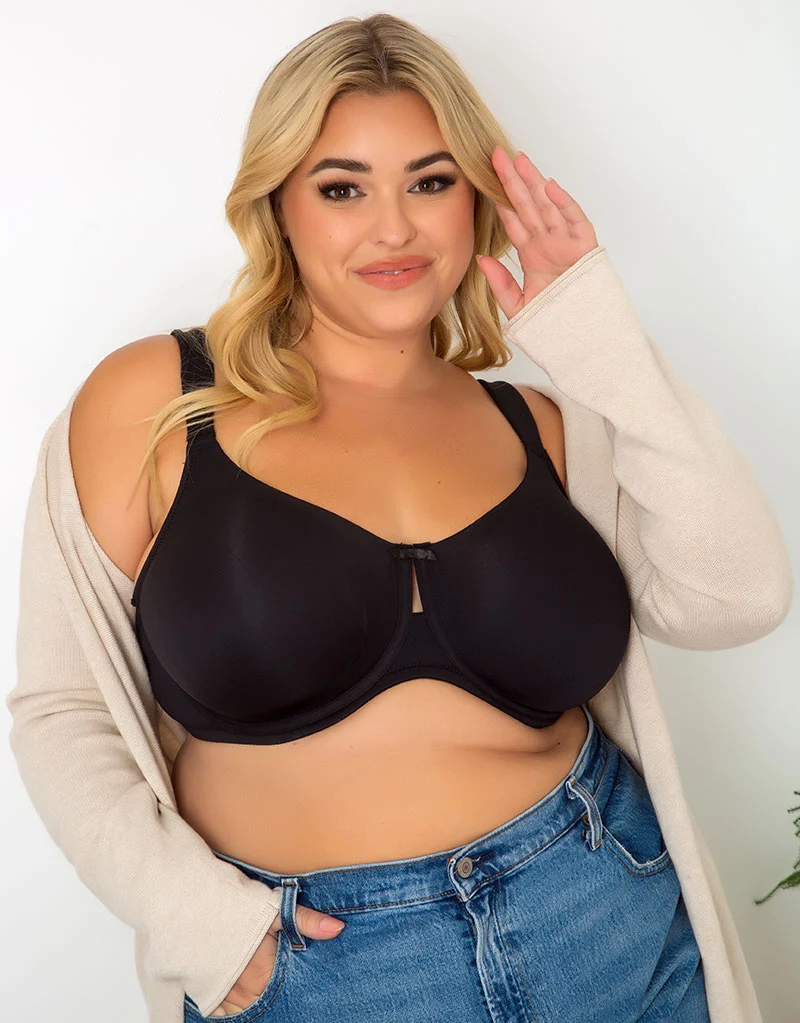 Parfait Erika Moulded Full Cup T Shirt Bra Black