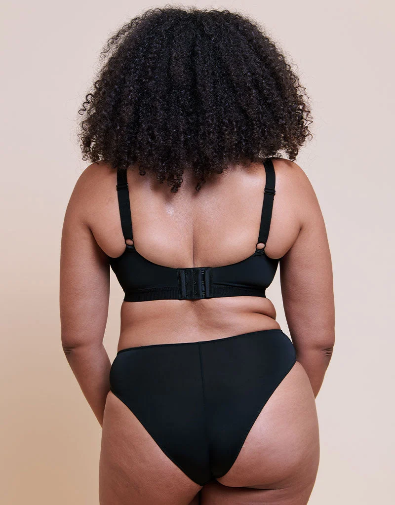 Curvy Kate Zen Non-Wired Bralette Black