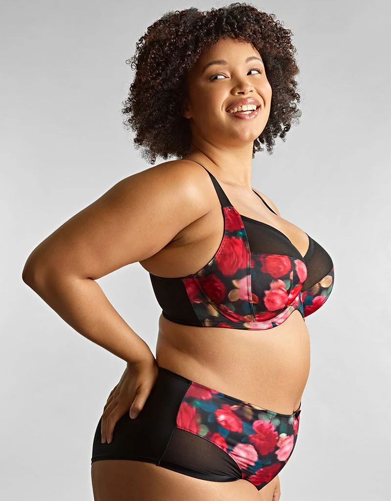 Sculptresse By Panache Bliss Full Cup Bra Rose Print