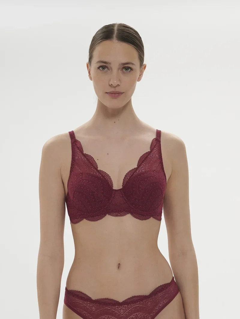 Simone Perele – Karma 3D-geformter BH, Spinellrot
