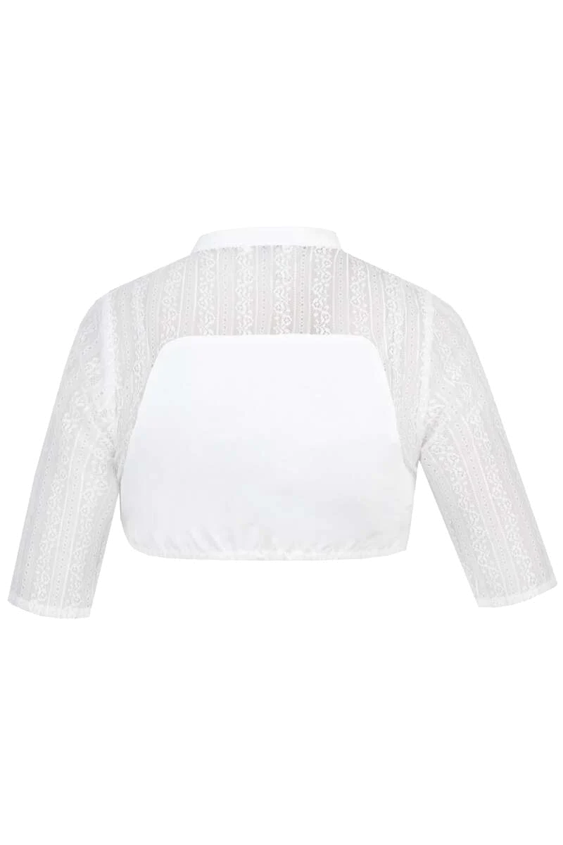 Dirndlbluse mit Spitze
