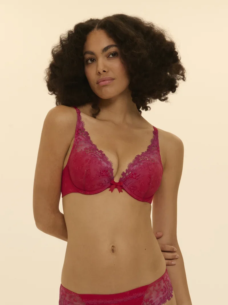 Simone Perele - Wish Triangle Push-Up BH Regenbogenrot