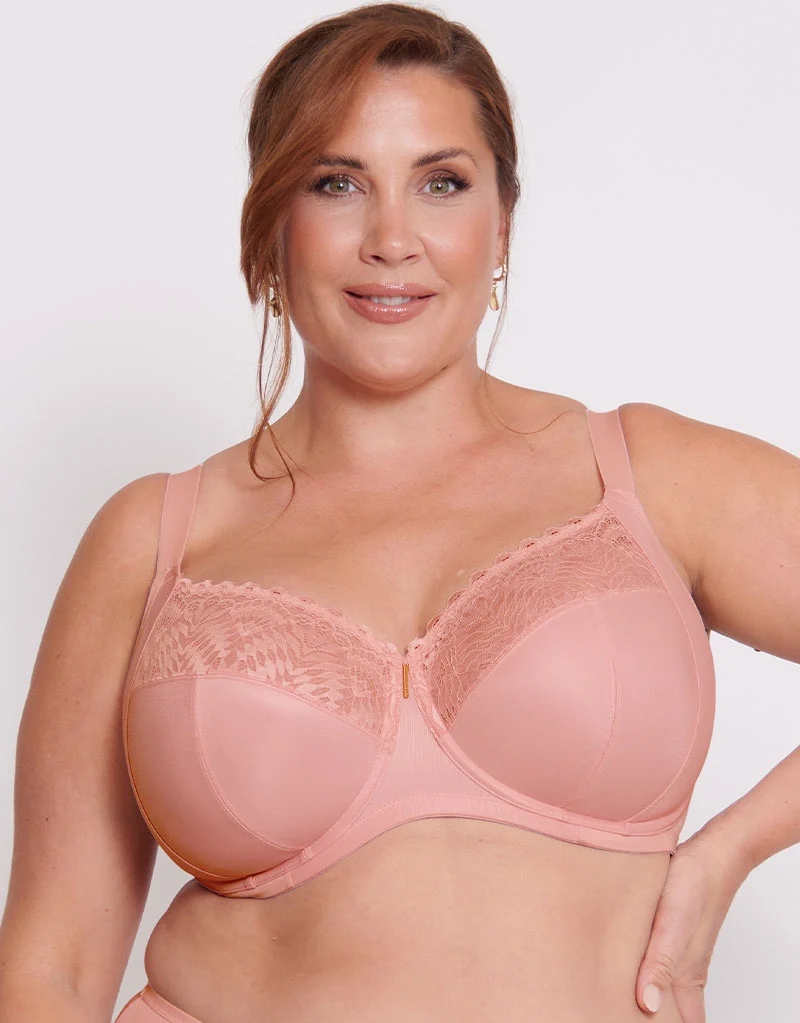 Adella Athena Full Cup Side Support Bra Blush Pink