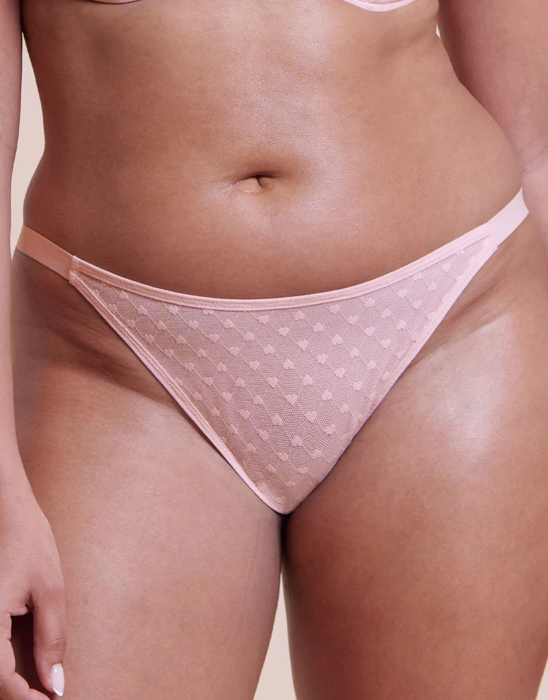 Curvy Kate Boost Heartbreaker Tanga Pale Pink