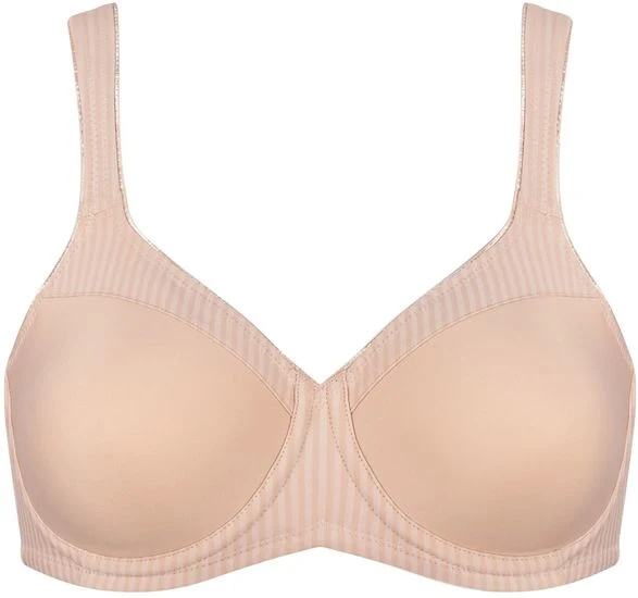 Triumph Modern Soft+Cotton Bügel-BH, Minimizer neutral beige