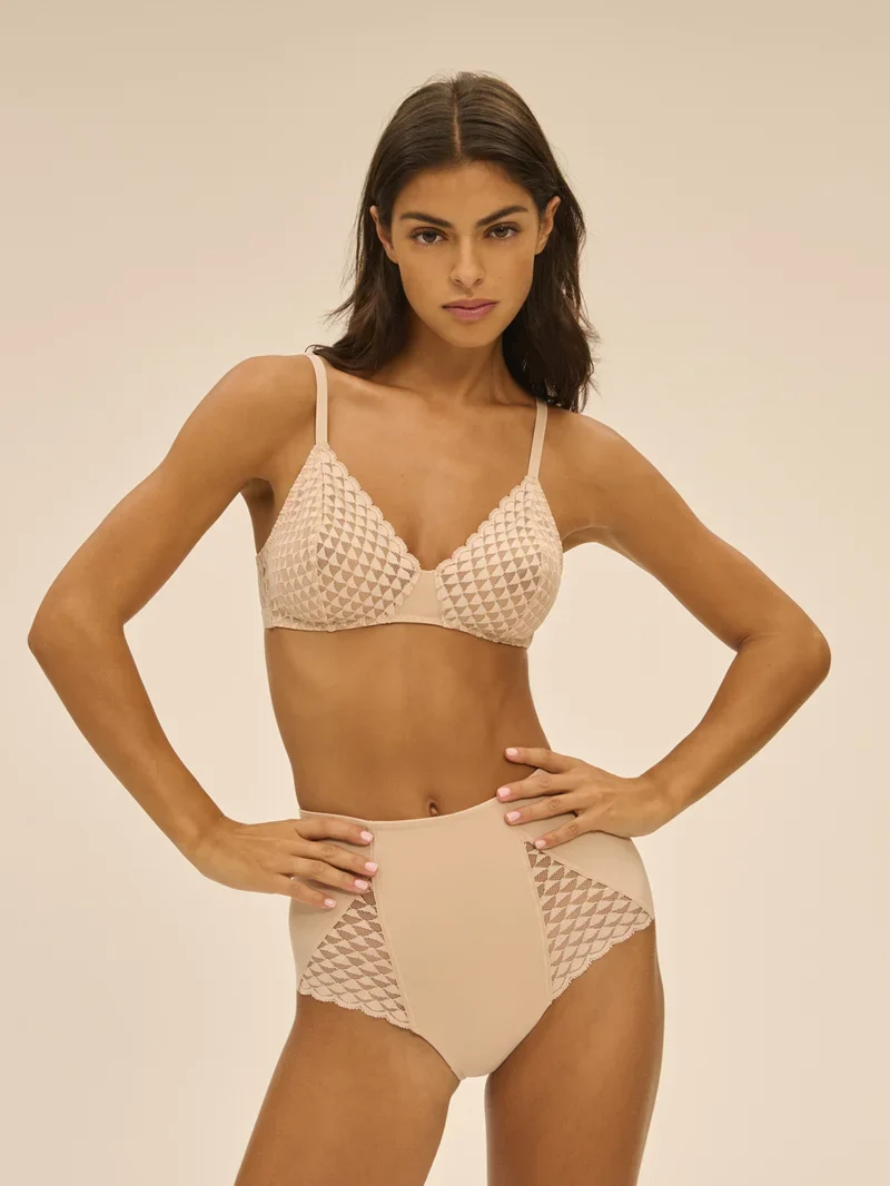 Simone Perele – Subtiler Triangel-BH ohne Bügel Peau Rosée