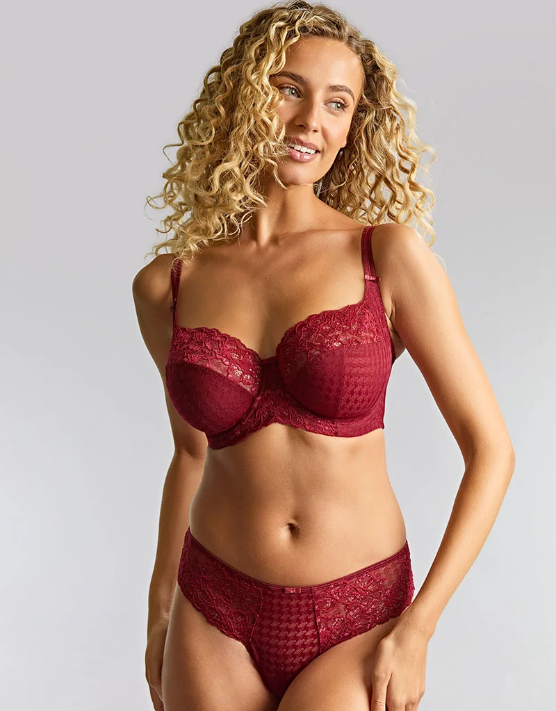 Panache Envy Full Cup Bra Sparkling Cherry Red