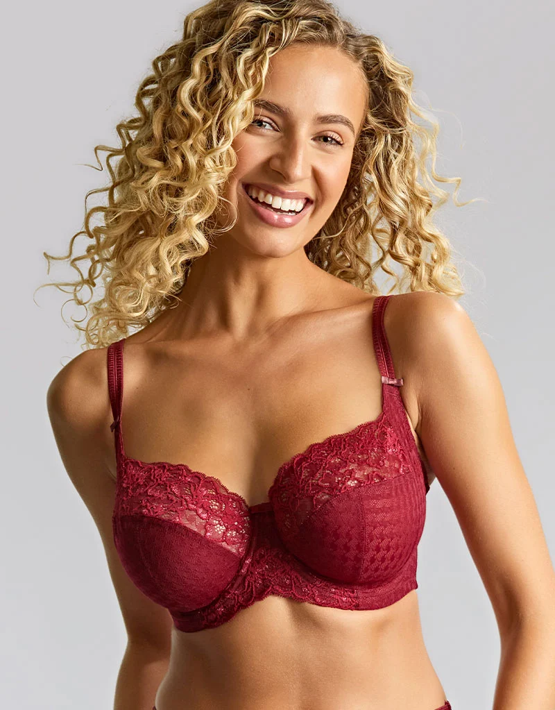 Panache Envy Full Cup Bra Sparkling Cherry Red