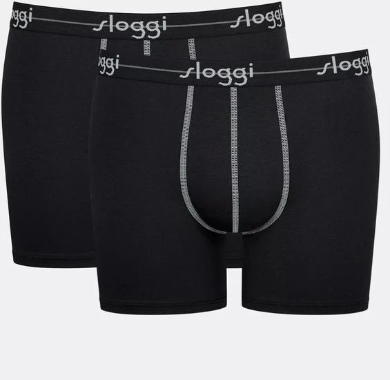 Sloggi men Start Short 2er Pack box schwarz