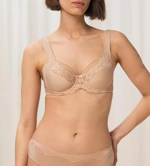 Triumph Modern Lace+Cotton Bügel-BH neutral beige