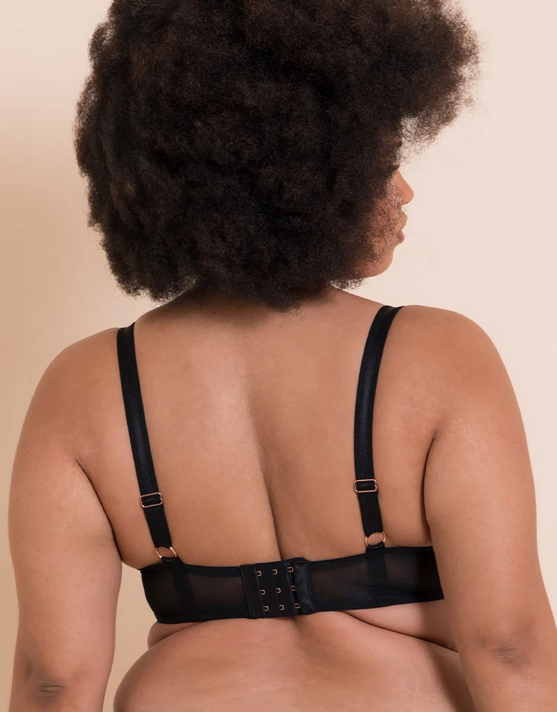 Scantilly Entwined Balcony Bra Black/Blush