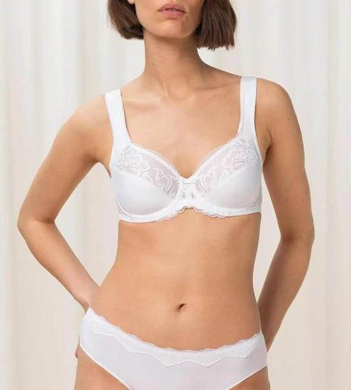 Triumph Modern Lace+Cotton Bügel-BH weiss