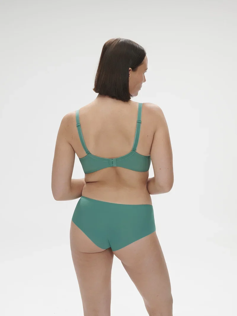 Simone Perele - Saga Sheer Plunge Bra Garden Green