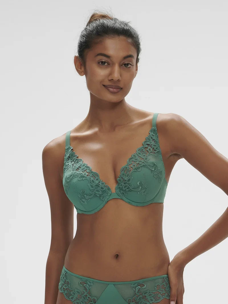 Simone Perele - Saga Triangle Push-Up-BH Gartengrün
