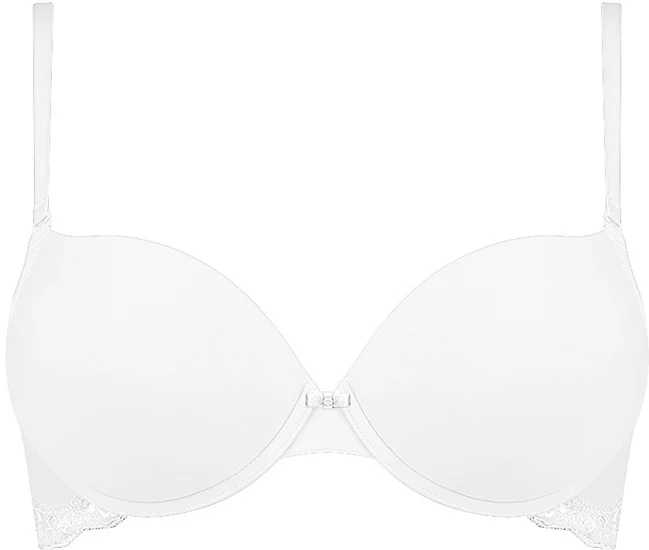 Triumph Lovely Micro Bügel-BH mit Halbschale und Push-up-EffektM white