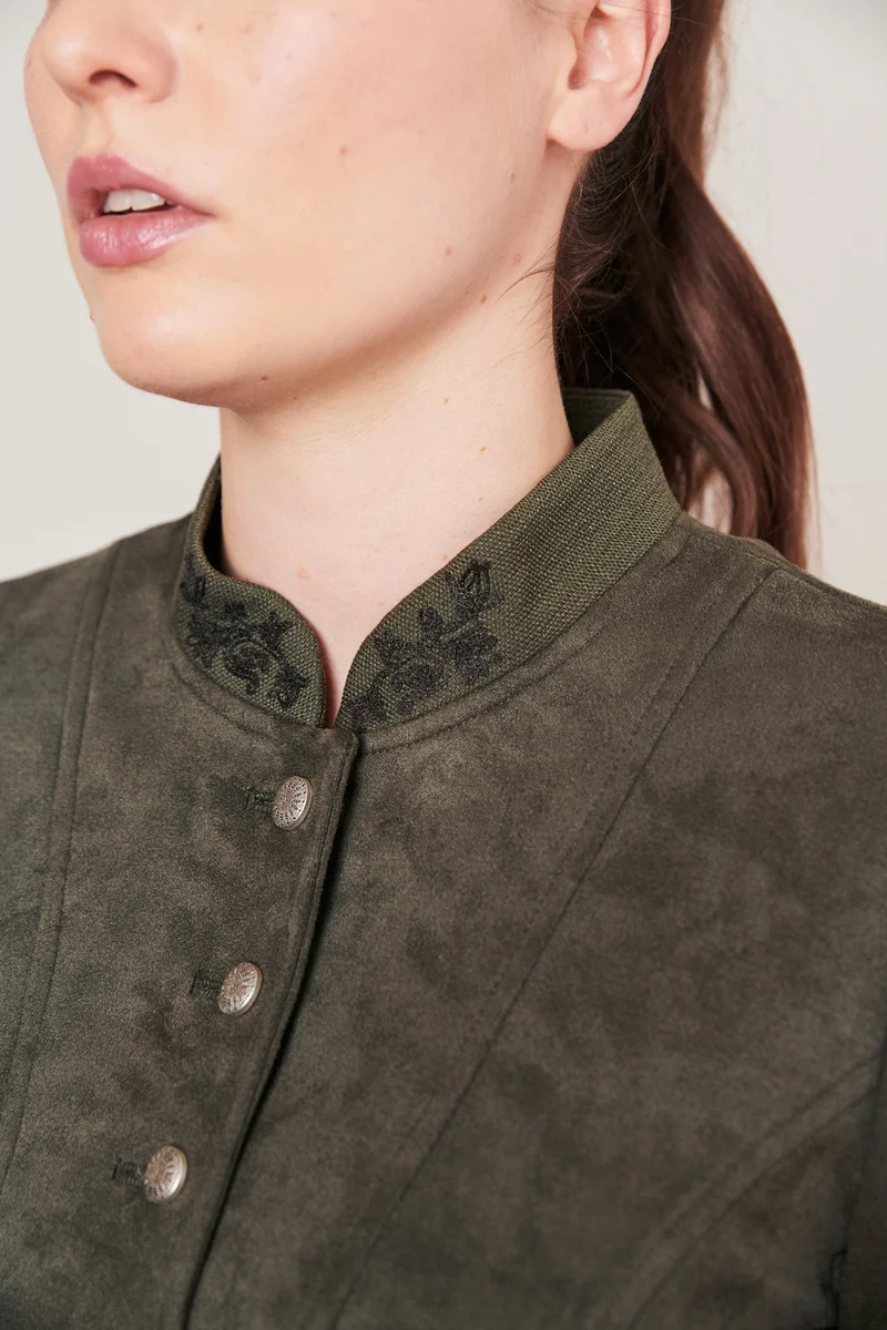 Trachtenjacke EDURNE - Krüger Collection - 274067-000-0057 - olive - Strickjacke - Damen Jacke