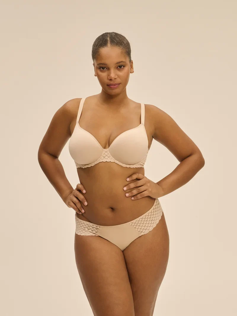 Simone Perele – Subtiler 3D-Plunge-BH Peau Rosée