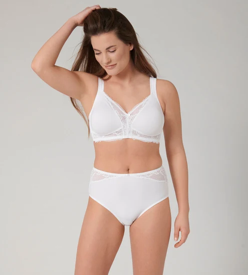 Triumph Briefs Modern Lace+Cotton Maxi white