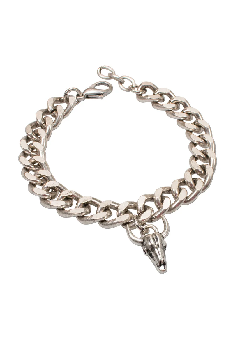 Metallketten-Armband - STIERKOPF - HAB004-000-95 - Alpenflüstern