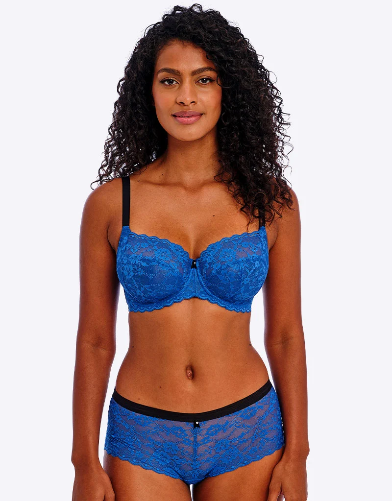 Freya Offbeat Side Support Bra Dazzling Blue