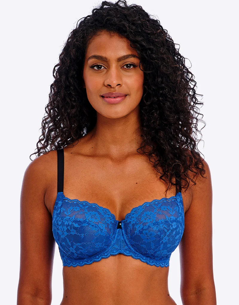 Freya Offbeat Side Support Bra Dazzling Blue