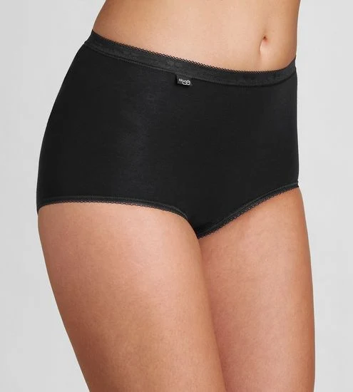 Sloggi Basic+ Maxi 4er Pack black