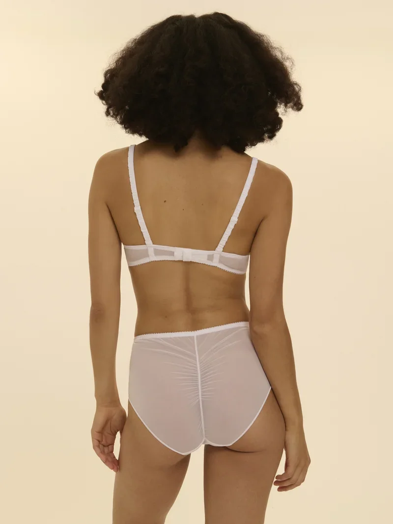 Simone Perele - Intrigue High Waist Brief Panty White