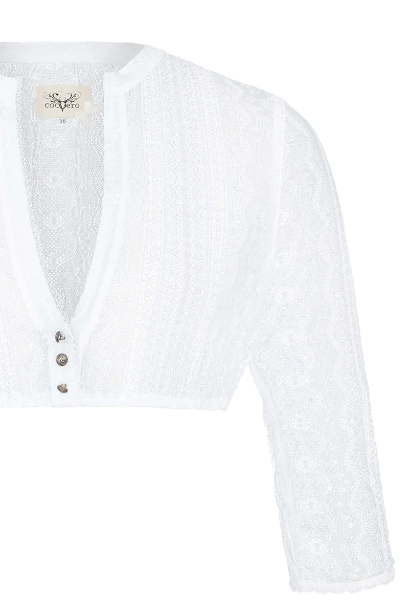 Dirndl-Spitzen-Bluse Dreiviertelarm