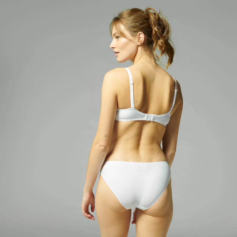 Simone Perele – Delice Transparenter BH mit tiefem Ausschnitt, Weiß
