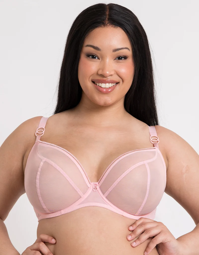 Curvy Kate Lifestyle Plunge Bra Blush Pink