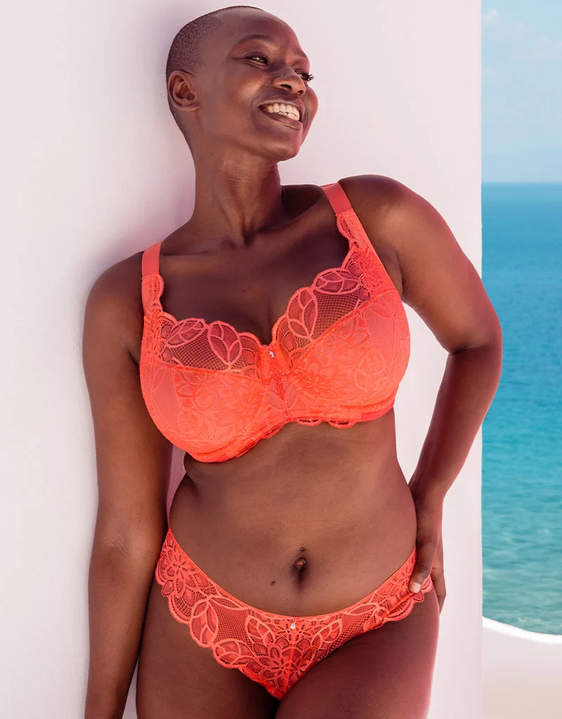 Curvy Kate Lovelace Full Cup Side Support Bra Coral