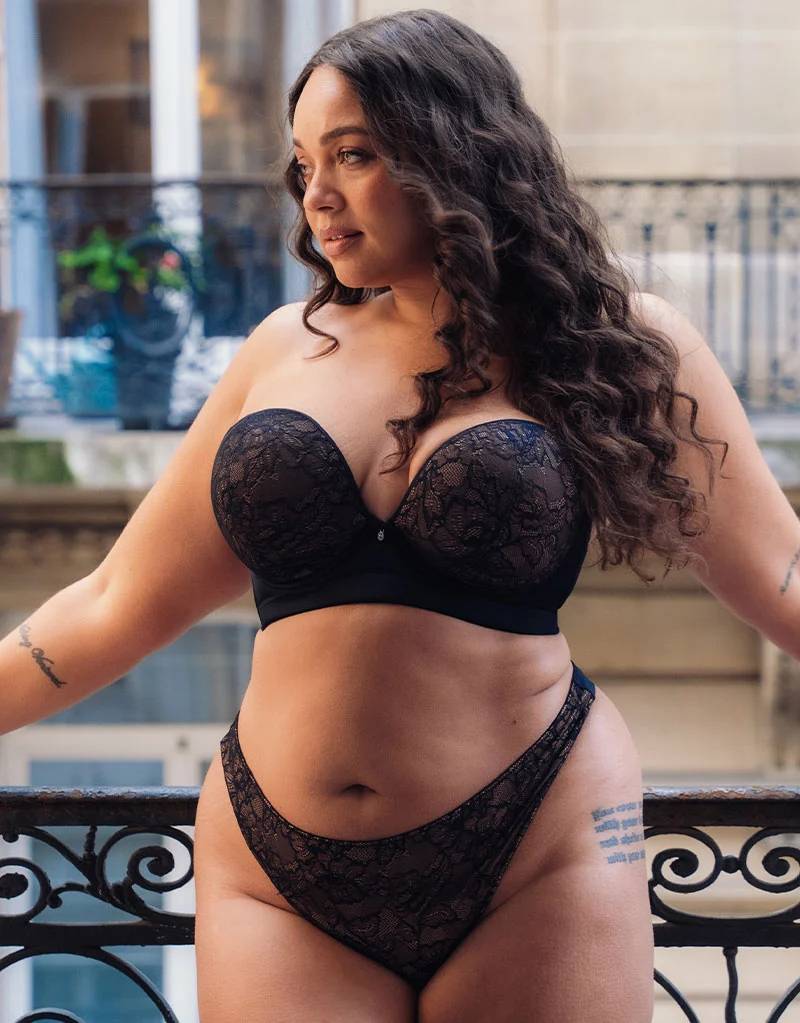 Curvy Kate Hey Girls SuperPlunge Strapless Multiway Bra Black/Latte