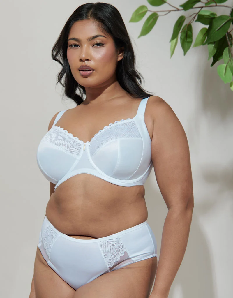 Adella Athena Full Cup Side Support Bra White