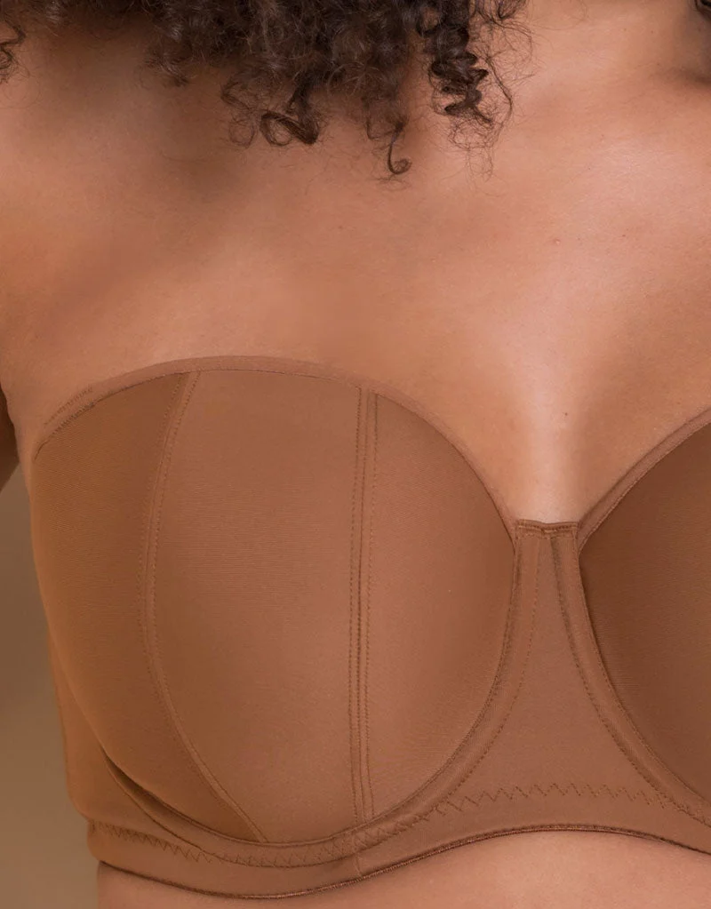 Curvy Kate Luxe Strapless Multiway Bra Caramel